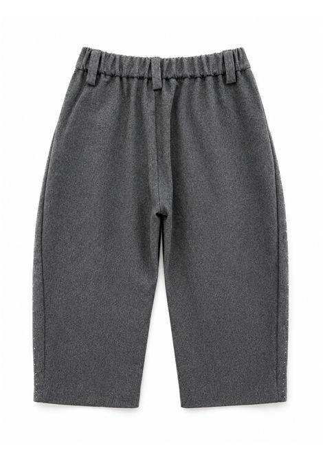 Pantaloni con strass U+E' BY MISS GRANT | UE2337NANTRACITE